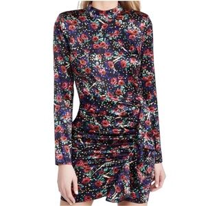 VERONICA BEARD Louella Silk Blend Floral Long Sleeve Romantic Dress Size 2